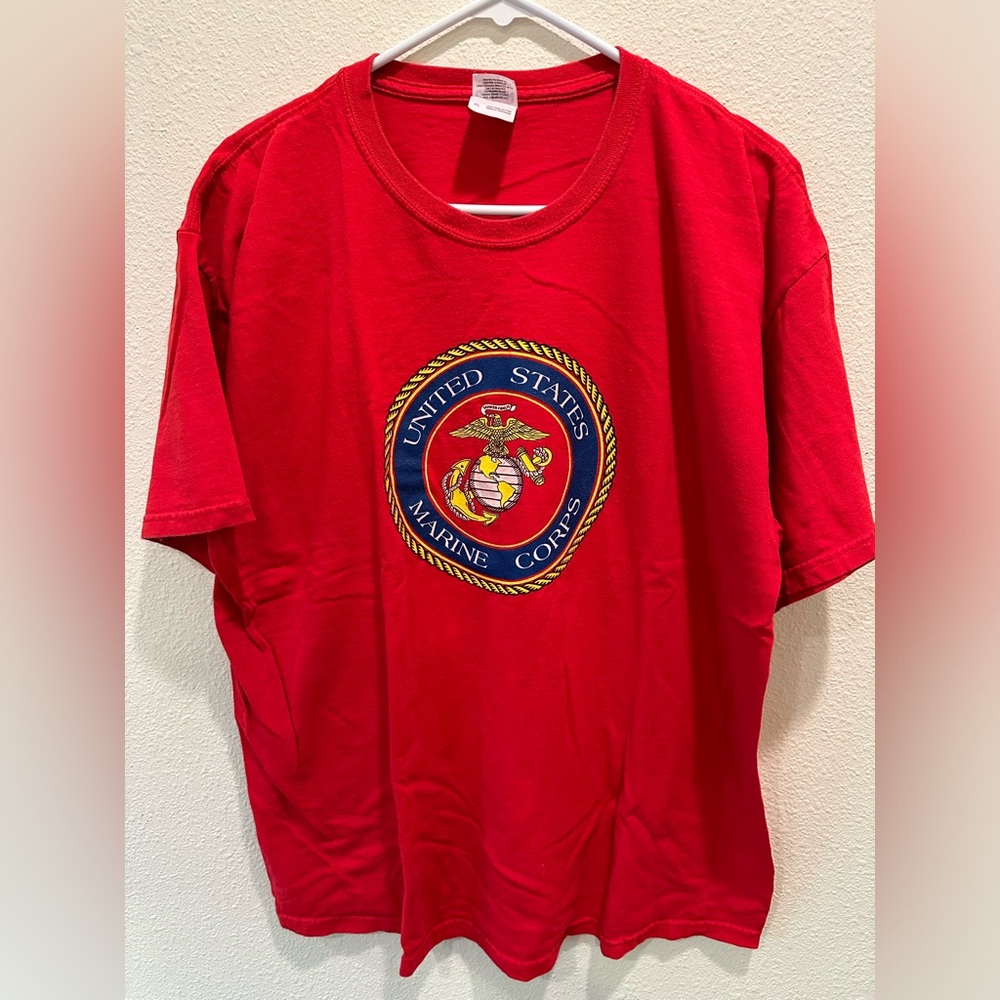Vintage United States Marine Corps - Gildan Heavy Cotton Tee - Size: XL